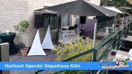 OpenAir Hochzeit Stapelhaus Köln